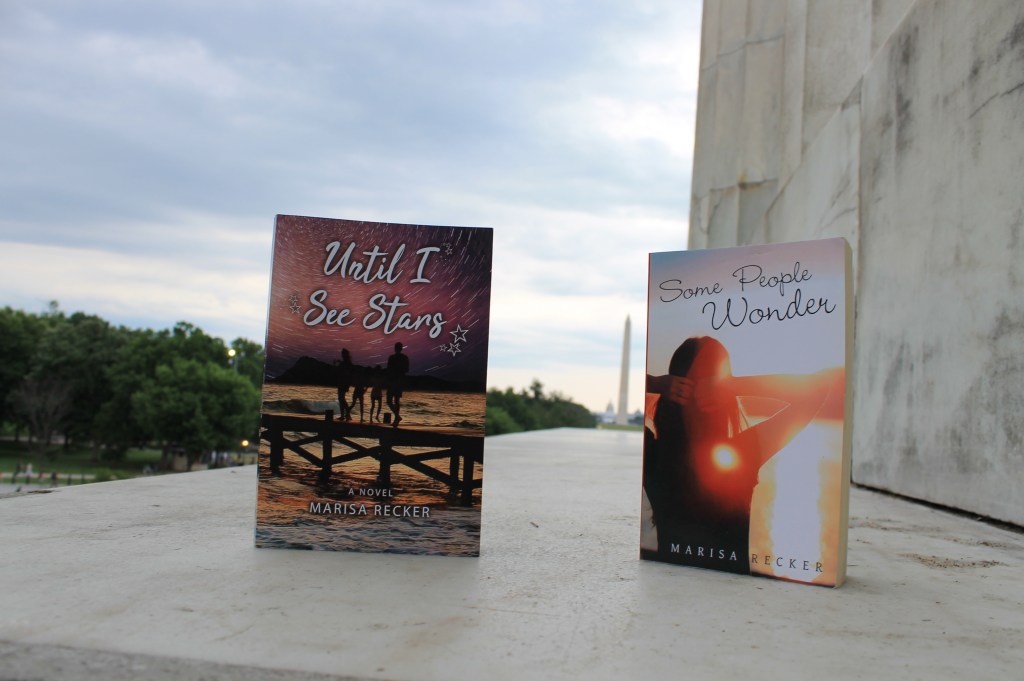 two books, Until I See Stars and Some People Wonder by Marisa Recker